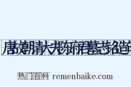 唐故朝请大夫陈府君墓志铭造句是什么意思的图片
